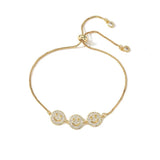 Copper Plated Smiling Face Bracelet for Women