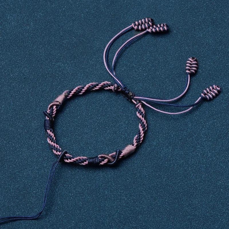 DIY Adjustable Chain Corn Knot Bracelet Lanyard