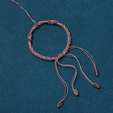 DIY Adjustable Chain Corn Knot Bracelet Lanyard