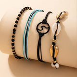 Beaded Shell Braided Niche Street Bracelet