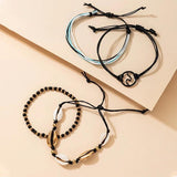 Beaded Shell Braided Niche Street Bracelet