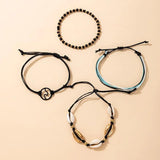Beaded Shell Braided Niche Street Bracelet