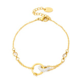 316L Stainless Steel Heart-Shaped Bracelet High Jewelry Party Gift