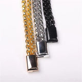 Personality Stainless Steel Bracelet for Men with Magnetic Buckle