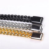 Personality Stainless Steel Bracelet for Men with Magnetic Buckle
