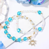 Natural Stone Beads Chips Bracelet for Women