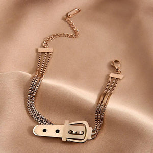Stainless Steel Multilayer Bracelet for Women