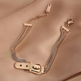 Stainless Steel Multilayer Bracelet for Women
