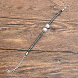 Beaded Crystal Bracelets Couples Matching Charm Pearl Bracelet