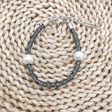 Beaded Crystal Bracelets Couples Matching Charm Pearl Bracelet