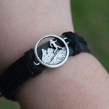 Climbing Woman Bracelet Mountain Jewelry