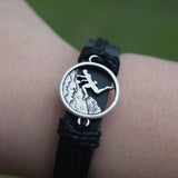 Climbing Woman Bracelet Mountain Jewelry