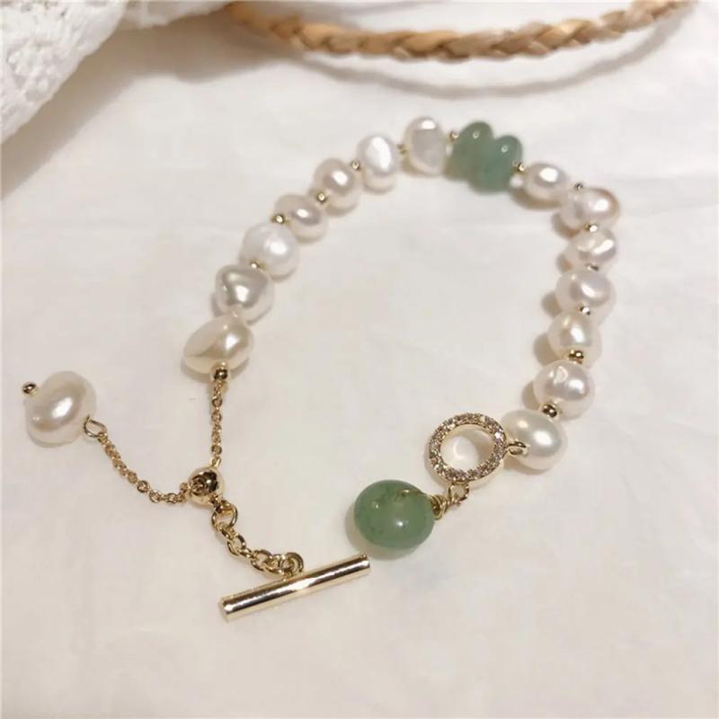 Natural Freshwater Pearl Bracelet for Women Fashionable Ornaments