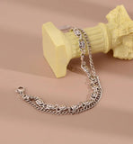 Silver Smiley Face Bracelet for Women Party Jewelry