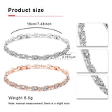 Zircon Chains Bracelet for Party Gift Geometric Jewelry