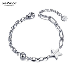 Bohemia Chain Link Bracelet Titanium Stainless Steel Charm JB20173