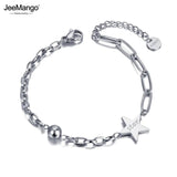 Bohemia Chain Link Bracelet Titanium Stainless Steel Charm JB20173