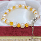 Natural Pearl Beads Strand Bracelet for Women Jewelry
