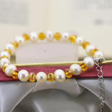 Natural Pearl Beads Strand Bracelet for Women Jewelry