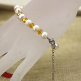 Natural Pearl Beads Strand Bracelet for Women Jewelry