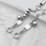 Stainless Steel Bracelet Ladies Titanium Steel Splice Hot