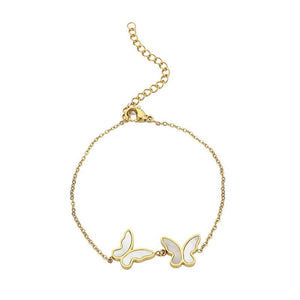 High Titanium Steel Butterfly Bracelet Gift for Women