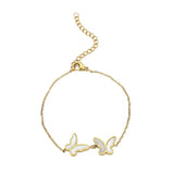 High Titanium Steel Butterfly Bracelet Gift for Women