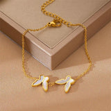 High Titanium Steel Butterfly Bracelet Gift for Women