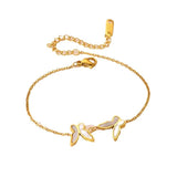 High Titanium Steel Butterfly Bracelet Gift for Women