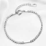 316L Stainless Steel Zircon Bracelet High Jewelry SAB765