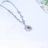 Zircon Charm Bracelet with Silver for Women