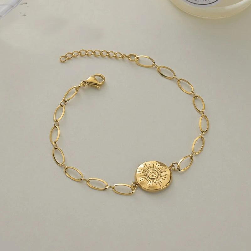 Vintage Pearl Butterfly Charms Bracelet For Women Jewelry