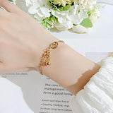 316L Stainless Steel Ball Bracelet Knot Ladies High Jewelry Party Gift