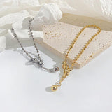 316L Stainless Steel Ball Bracelet Knot Ladies High Jewelry Party Gift