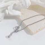 316L Stainless Steel Ball Bracelet Knot Ladies High Jewelry Party Gift