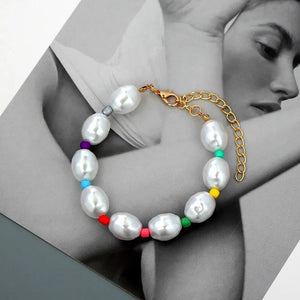 Baroque Pearl Bracelet Beaded Woman