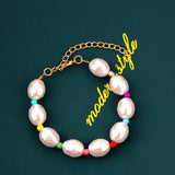 Baroque Pearl Bracelet Beaded Woman