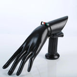 Men's Leather Beads Bracelet with Stainless Steel Magnetic Buckle
