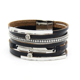 Ethnic Style Multi-Layer Leather Bracelet Bangle