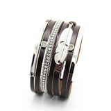 Ethnic Style Multi-Layer Leather Bracelet Bangle