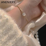 316L Stainless Steel Zircon Bracelet Ladies Festive Party Jewelry