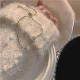 316L Stainless Steel Zircon Bracelet Ladies Festive Party Jewelry