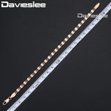 585 Rose Yellow Snail Chain Bracelet 4mm GB263A