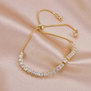 High Copper Zircon Bracelet Gift Banquet Wedding Women Jewelry Bracelet