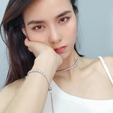 High Copper Zircon Bracelet Gift Banquet Wedding Women Jewelry Bracelet