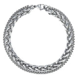 Classic Chain Link Men Bracelet Stainless Steel Motorcycle Bracelets