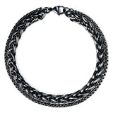Classic Chain Link Men Bracelet Stainless Steel Motorcycle Bracelets