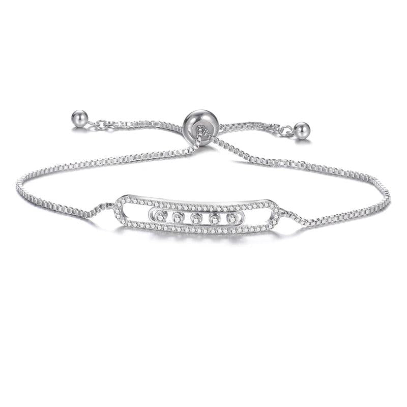Charming Bracelet With Tiny Cubic Zircon Noble Jewelry For Women Decor