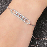 Charming Bracelet With Tiny Cubic Zircon Noble Jewelry For Women Decor