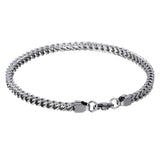 3mm Stainless Steel Ball Foxtail Box Chain Bracelet for Men 8inch DKB467